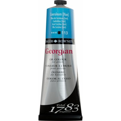 Daler Rowney Georgian olejová barva coeruleum hue 225 ml 1 ks – Hledejceny.cz