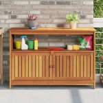 OMAXI 673765 Zahradní konzolový stůl 110 x 35 x 75 cm masivní akáciové dřevo – Sleviste.cz