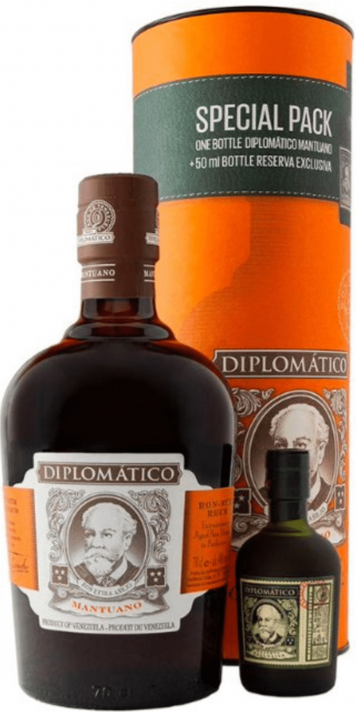 Diplomatico Mantuano 40% 0,7 l + Reserva Exclusiva 0,05 l (tuba)