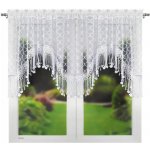 BytoTex Dekorační krátká záclona s řasící páskou LG 213 WB 300x100 cm – Hledejceny.cz