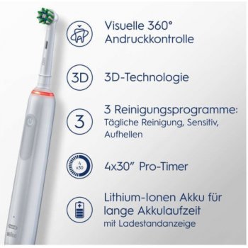 Oral-B Pro 3 3500 Floral Edition White