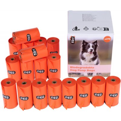 TIAKI biologicky rozložitelné sáčky na psí exkrementy 18 rolí po 15 sáčcích – Zboží Mobilmania