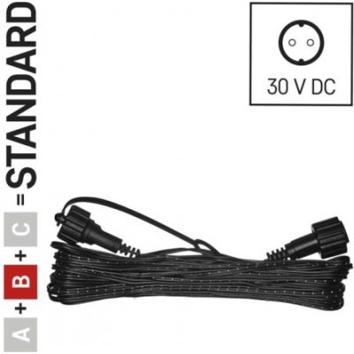 Prodlužovací kabel EMOS Connecting D1ZB01 ZY1444 10m pro spojovací LED vánoční řetězy 1534215300 – Hledejceny.cz