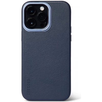 Pouzdro Decoded Leather Backcover MagSafe iPhone 14 Pro Max - Navy