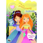 Šaty pro princezny tvarované oblékání se samolepkami – Zboží Mobilmania