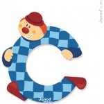 Janod drevené lepiace písmeno so šašom Clown Letter C – Sleviste.cz
