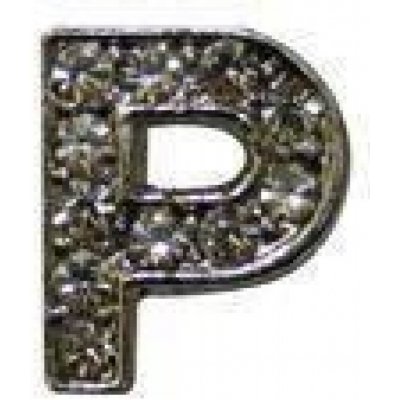 HKM Písmenko P na čelenky stříbrné – Zboží Dáma