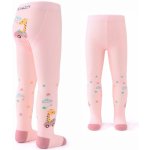 BeSnazzy dětské protiskluzové punčocháče pro zdravé lezení a první krůčky růžové se žirafou – Zboží Dáma