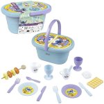SMOBY Koš piknikový Stitch set s dětským nádobím a potravinami plast sb312510 – Zboží Dáma