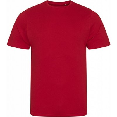 Módní tričko Ecologie z organické bavlny červená ohnivá EA001