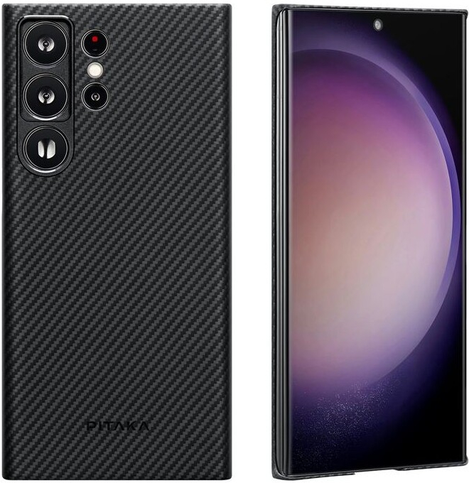 Pouzdro Pitaka MagEz 3 Samsung Galaxy S23 Ultra černé KS2301U