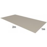 Tabule VIPLANYL z poplastovaného plechu 2x1 m 60/860 (hnědá – RAL 8017) – Zboží Mobilmania