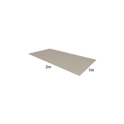 Tabule VIPLANYL z poplastovaného plechu 2x1 m 60/860 (hnědá – RAL 8017) – Zboží Mobilmania