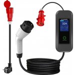 IMMAX NSE003 22kW 3fázová max. 32A výstup IEC 62196 Typ 2 adaptér CEE na Schuko 1 fáze 5m | Zboží Auto