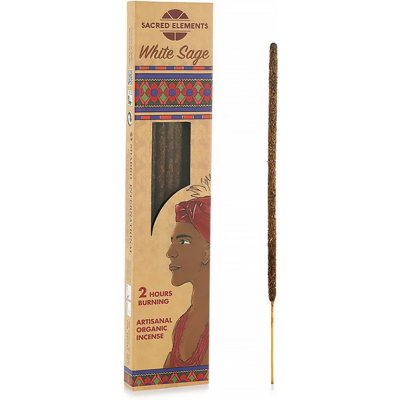 Hem Vonné tyčinky Sacred Elements White Sage Bílá šalvěj 10 ks – Zboží Dáma