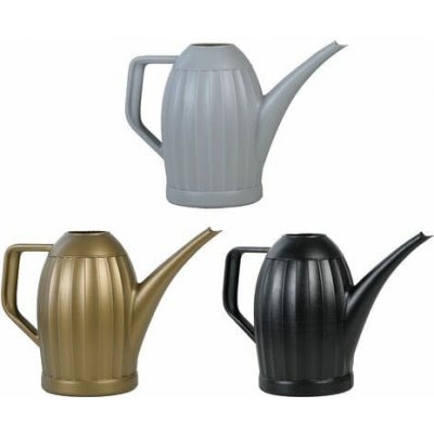 Esschert Design plastová SHAPE 2,1L černá – Hledejceny.cz