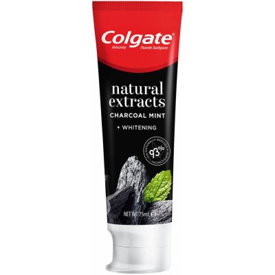 Colgate Natural Extracts Charcoal & Mint 75 ml – Zboží Mobilmania