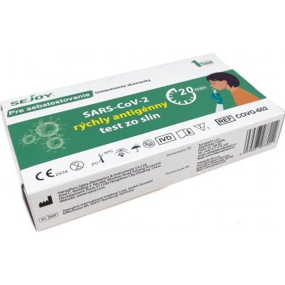 Sejoy Sars-Cov-2 Antigen Rapid Test Cassette Saliva ze slin 1 ks – Hledejceny.cz