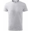 Dětské tričko Malfini Classic New 135 světle šedý melír