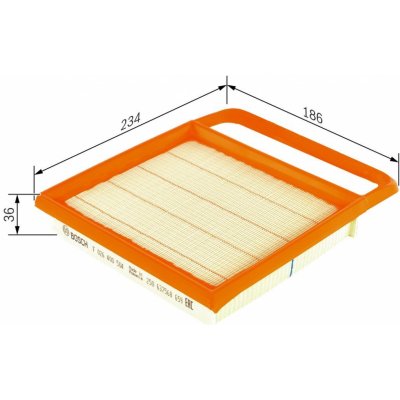 Vzduchový filtr BOSCH F 026 400 504 – Hledejceny.cz