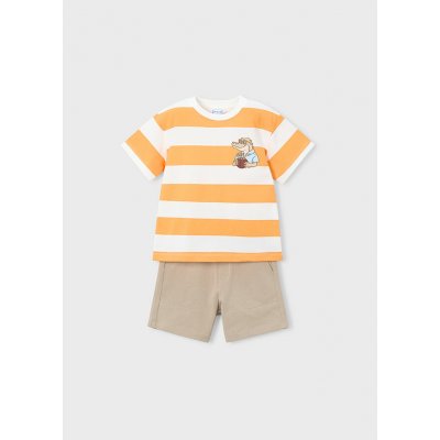 Mayoral set tričko s krátkým rukávem a kraťasy Crocro oranžový – Zboží Dáma