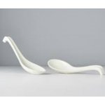 MIJ Velká lžíce bílá 17,5 cm – Sleviste.cz