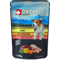 Ontario Adult játra s kuřecím ve vývaru 100 g