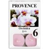 Svíčka Provence Orchidea 6 ks