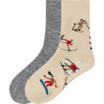 Pepperts Chlapecké termo ponožky, 2 páry béžová/šedá – Sleviste.cz