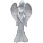 Keramický anděl bílý 41 cm – Zboží Dáma