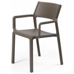 Židle s područkami NARDI TRILL hnědá – Hledejceny.cz