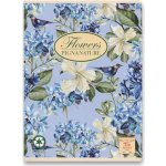 Pigna Školní sešit Nature Flowers A5 čistý mix motivů – Zboží Dáma