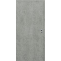 Solodoor 70 L, 750 × 1985 mm, fólie, levé, beton, plné 010000566110