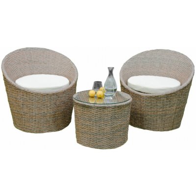 Bello Giardino Zahradní nábytek z ratanu sestava MODICO přírodní hnědá – Zboží Dáma