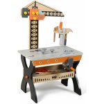 Aga4Kids Dětský pracovní ponk s jeřábem – Zboží Dáma