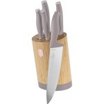 Berlingerhaus BH 2756 se stojanem Bamboo Taupe Collection 6 ks – Zboží Dáma