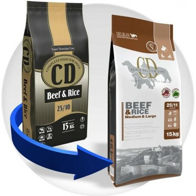 Delikan CD Adult Beef & Rice 1 kg – Hledejceny.cz