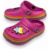 Dětské žabky a pantofle Fashion Dívčí gumové nazouváky fuchsiové