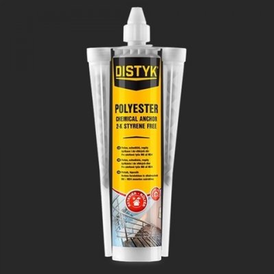 DEN BRAVEN DISTYK Chemická kotva polyester bez styrenu 300ml šedá – Hledejceny.cz