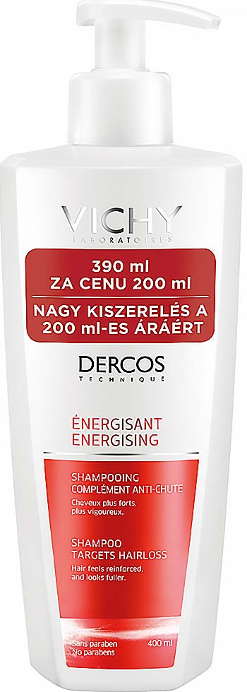 Vichy Dercos Energising Energising Anti-Hairloss Shampoo Complement 400 ml