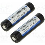 KEEPPOWER P1450C2 Akum: Li-Ion; 14500,AA; 3,7V; 1000mAh; Ø14,4x52,1mm; 2ks. – Zbozi.Blesk.cz