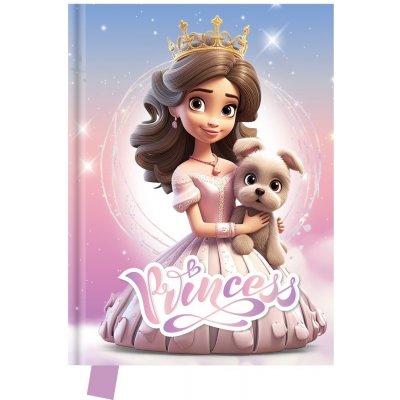 JUNIOR Památník S8 14x18 cm 80 listů Princess – Hledejceny.cz