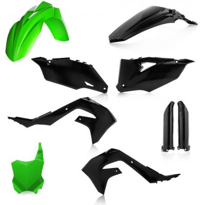 Acerbis sada plastů KAWASAKI KXF450 19-23 KXF250 21-24 černá/zelená – Hledejceny.cz