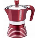 Pedrini Infinity Passion Rossa 3 hliníkový kávovar, brokátový lak – Zboží Mobilmania