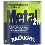 Balakryl Metal 2v1 základní a vrchní barva na kov 0,7 kg antracit RAL 7016 – Zbozi.Blesk.cz