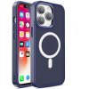 Pouzdro a kryt na mobilní telefon Apple MG Color Matte MagSafe iPhone 14, modré