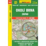 Turistická mapa 451 Okolí Brna západ 1:40 000 – Zboží Dáma
