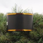 Černá smuteční stuha-zlatý pásek 8/50 – Zboží Mobilmania