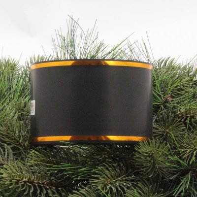 Černá smuteční stuha-zlatý pásek 8/50 – Zboží Mobilmania