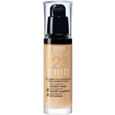 Bourjois 123 Perfect Foundation SPF10 Tekutý make-up 55 Beige Fonce 30 ml – Hledejceny.cz